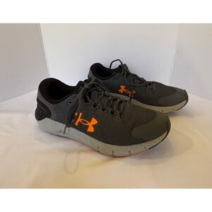 Under Armour Charged Rogue 2.5 Men's Running Shoes Dark Grey Orange Size 10.5